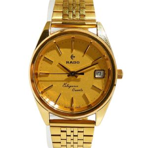 RADO エレガンスクォーツゴールド腕時計 ラドー エレガンスのYahoo!オークション(旧ヤフオク!)の相場・価格を
