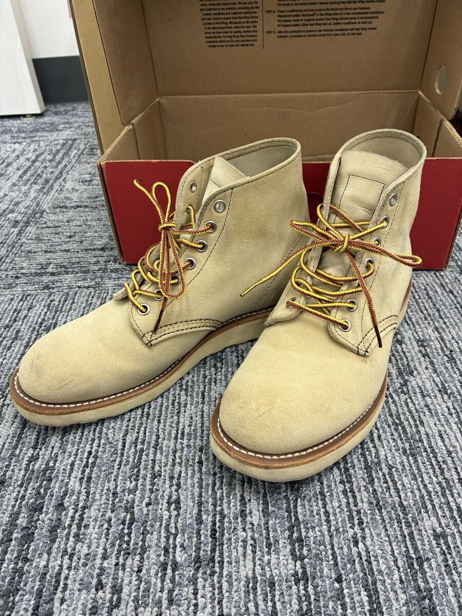 1587 【元箱付】RED WING レッドウィング 8167 プレーントゥ スエード