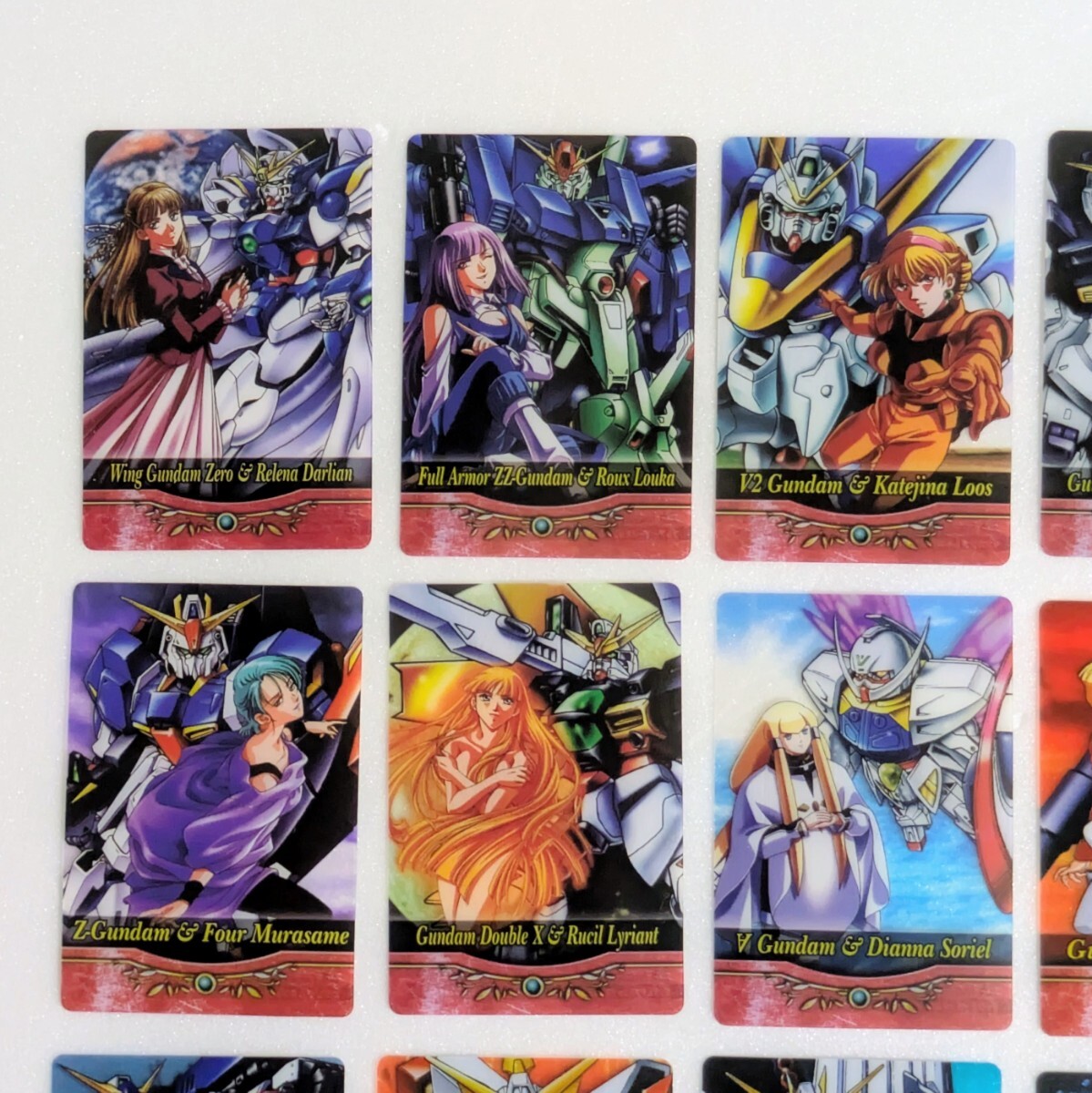 森永製菓 機動戦士ガンダム ウエハース カード まとめ売り 17枚セット