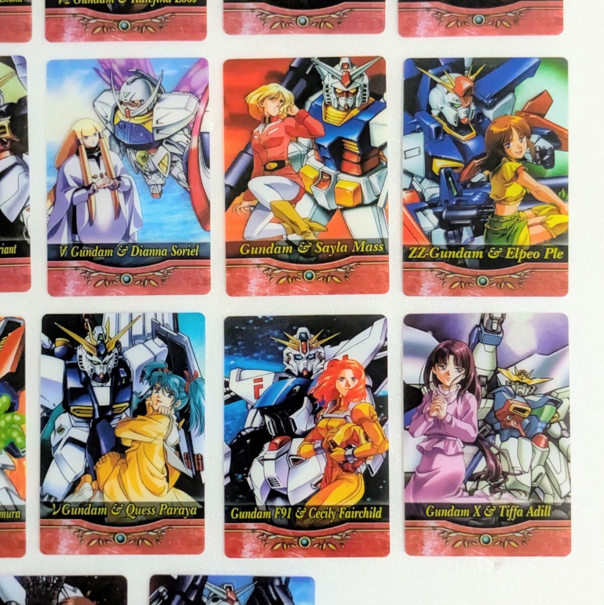 森永製菓 機動戦士ガンダム ウエハース カード まとめ売り 17枚セット