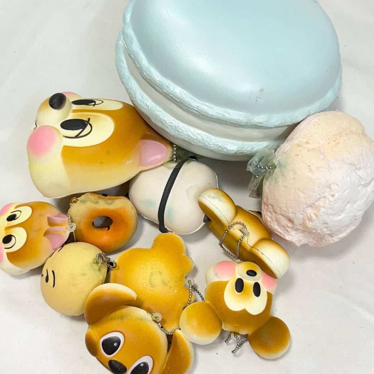 □スクイーズ まとめ売り 平成レトロ/ソフトクリーム/パン