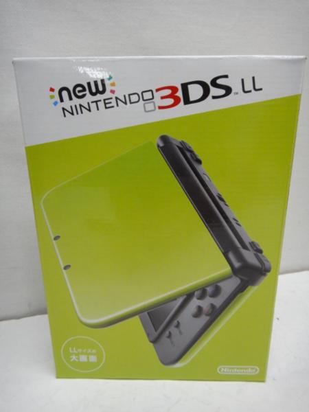 155〔未使用〕new NINTENDO 3DS LL 本体 ライム×ブラック