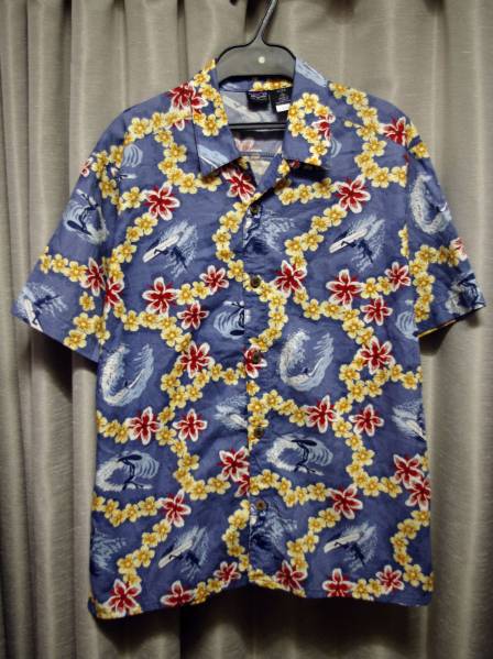 【USED】 patagonia パタゴニア アロハシャツ KID'S L