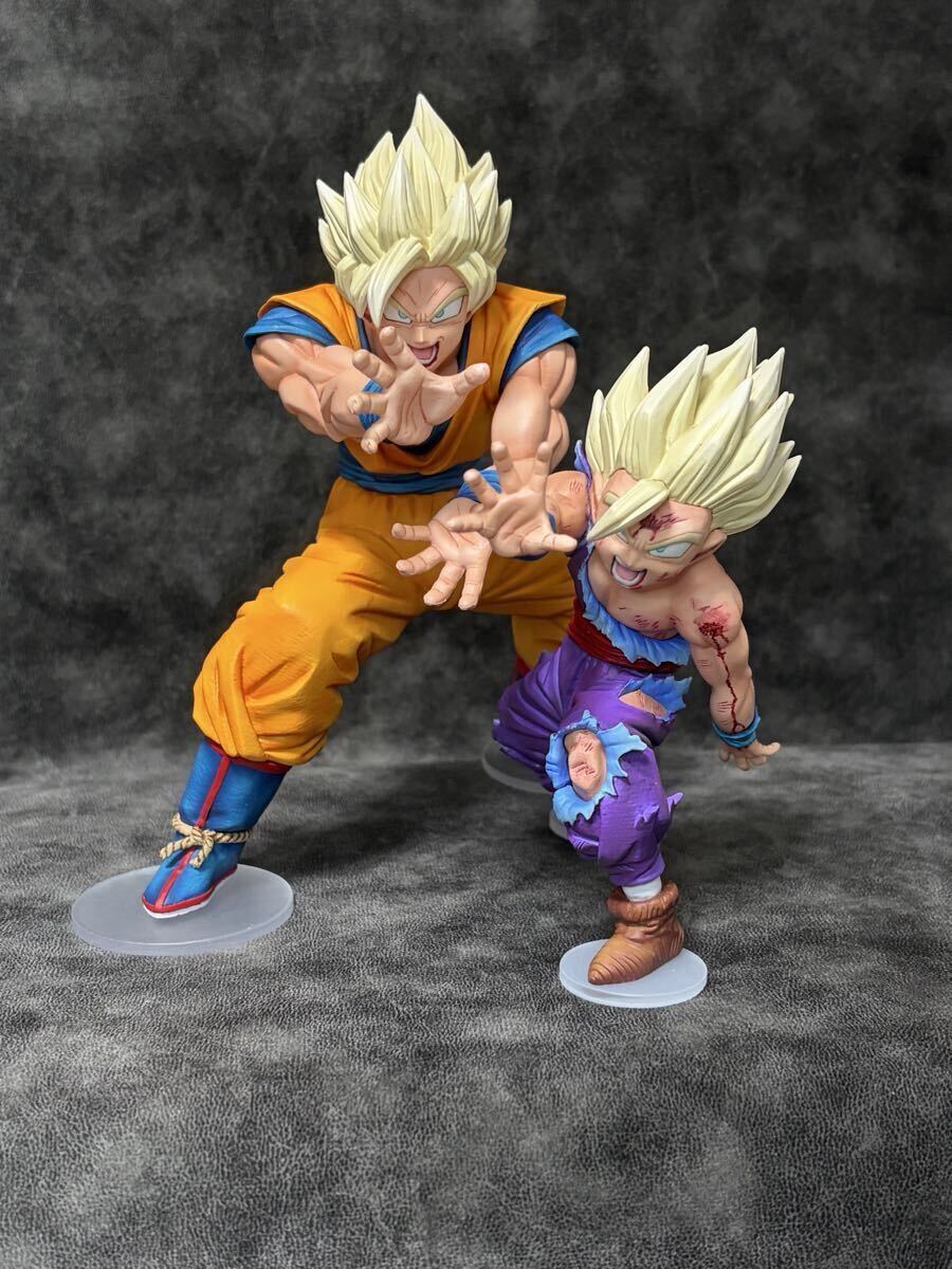 リペイント 一番くじ ドラゴンボール A賞 親子かめはめ波 悟空 悟飯
