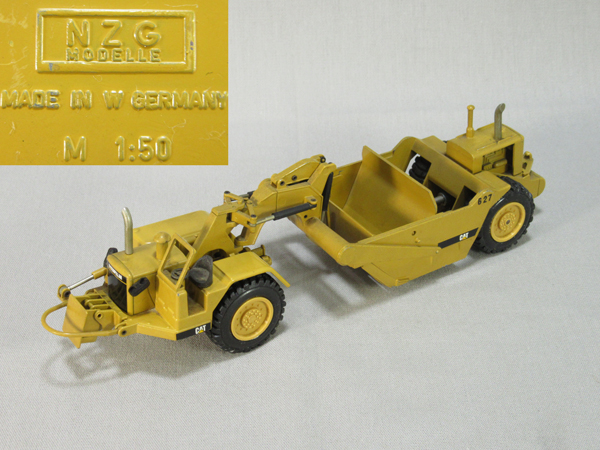 2094 NZG キャタピラー CAT 627 モータースクレーパー M 1:50 おもちゃ