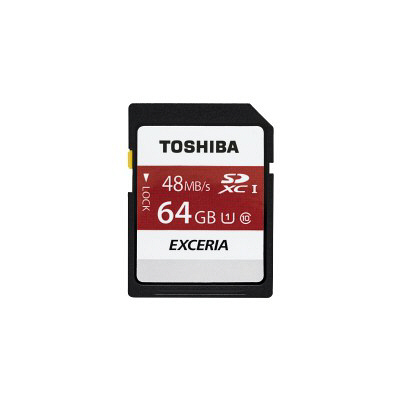 【新品】東芝 EXCERIA SDXCメモリカード 64GB SD-FU064G