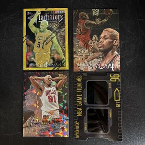 0702813Y NBAカード 4枚セット デニスロッドマン ボビージャクソン