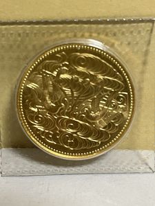 天皇陛下御在位60年 純金(単品)の中古価格は384,307円｜記念硬貨の新品