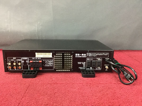お気にいる DAM DAM-A200Ⅱ 業務用カラオケアンプ◇現状品 【公式通販】