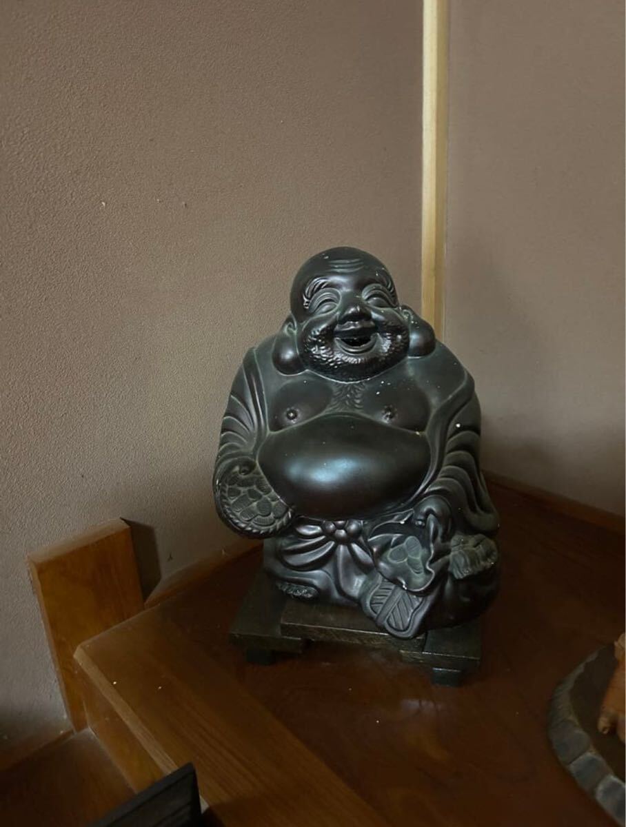 布袋様 金属製 置物 縁起物 布袋様 置物 金属の値段と価格推移は？