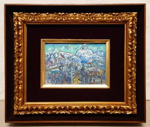 小林和作 『大山』 版彩画 版画 水彩画 絵画 額装 真作保証品 美術 芸術 小林和作のYahoo!オークション(旧ヤフオク!)の相場・価格を見る｜Yahoo