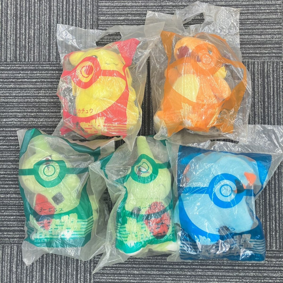 新品未使用　ポケモン　マクドナルド　ぬいぐるみ　4体セット マクドナルド ポケモン ぬいぐるみの値段と価格推移は？｜4件の売買