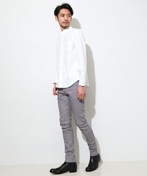 新品【ZOZO限定】STUDIOUS ボタンダウンオックスシャツ S