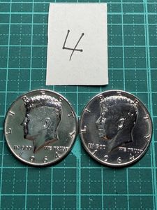 ハーフダラー 1964年の値段と価格推移は？｜106件の売買データから