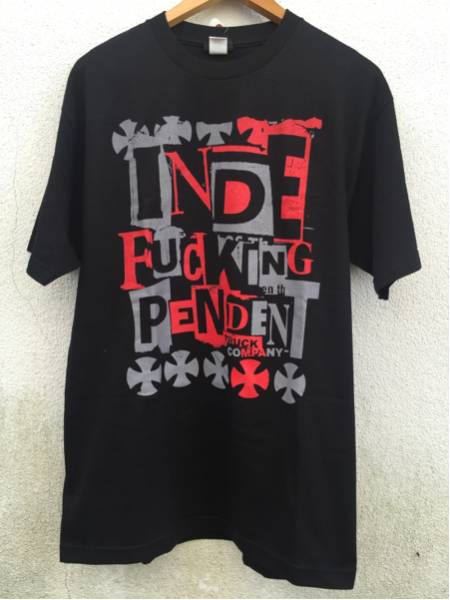 即決 INDEPENDENT ロゴ入りTシャツ 黒 L インデペンデント NHS