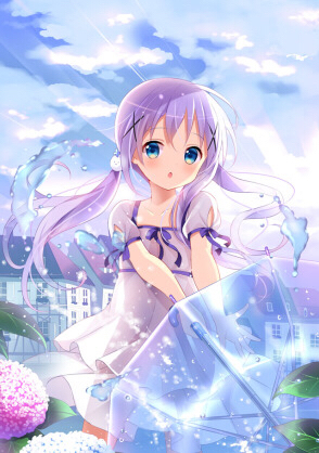 ご注文はうさぎですか？ 雨上がりチノ タペストリー マルイ 新品