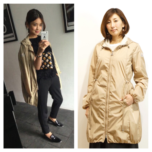 滝沢眞規子モンクレール◆コートダウントレンチsacaiドゥロワー
