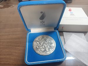 第5回アジア冬季競技大会 純銀(単品)の中古価格は16,892円｜記念硬貨の