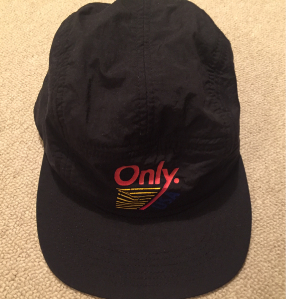 OnlyNY 黒ジェットキャップ USA製 シティーボーイ ONLY NY オンリーニューヨーク ジェットキャップ CAP 黒