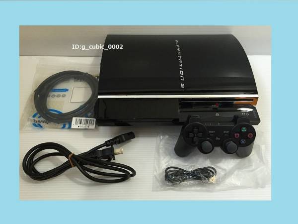 ♪PS3 本体 CECHA00 初期型 PS2遊 新品ワイヤレスコントローラ付