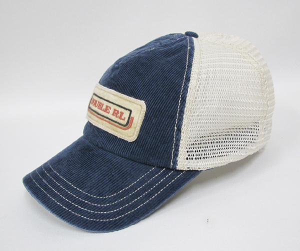 RRL メッシュキャップ 帽子 ネイビー 紺 ラルフローレン 8AS34 ダブル