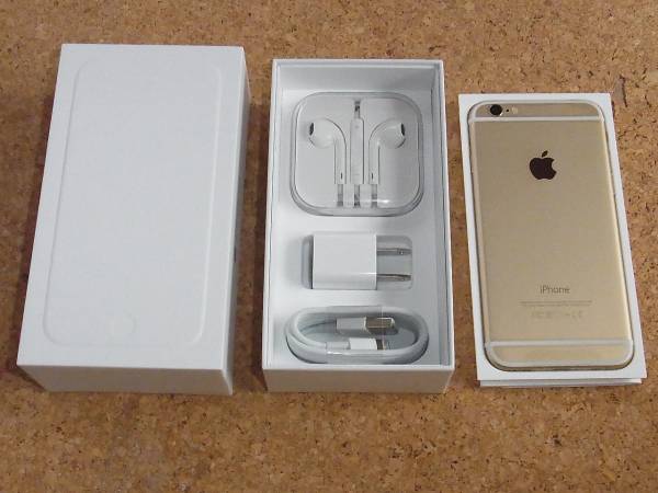 新品 au iPhone6 16GB ゴールド 金_2