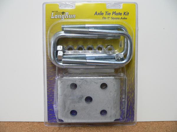 81185　LongRun　リーフ用アクスルプレート＆Ｕボルトキット亜鉛
