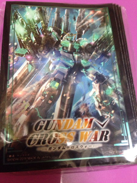 ガンダムクロスウォー ユニコーンスリーブ 新品未開封