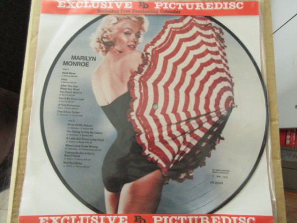 年中最低価格 Y)ピクチャー盤/Marilyn Monroe(モンロー)/金髪