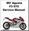 MV Agusta F3 675　★英語 整備書