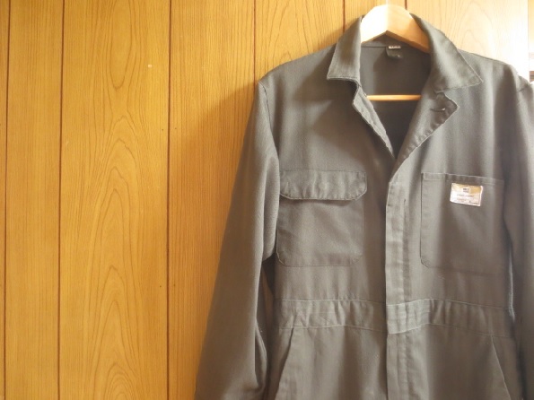 70s BIG MACビンテージ HBTヘリンボーン 長袖 つなぎ36(S)ペニー 70s