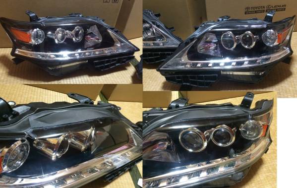 レクサス純正 RX 後期 左右ヘッドライトユニットセット GYL 15