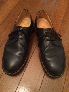 ドクターマーチン UK6 英国製 ３ホールシューズ ネイビー