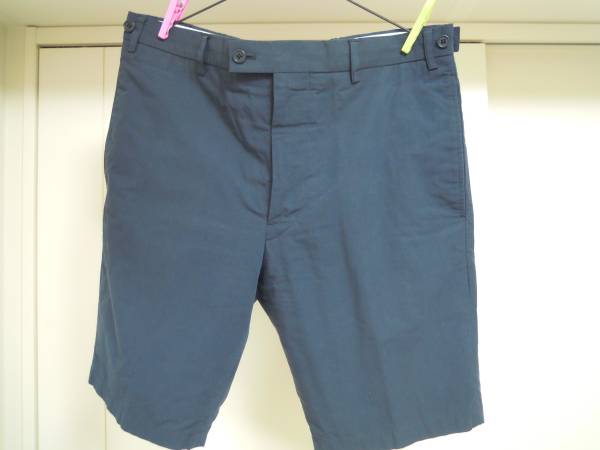 14SS VISVIM SLACKS SHORTS NAVY 3（美品）
