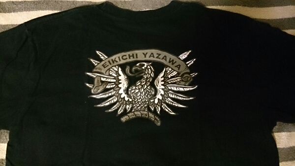 矢沢永吉Tシャツ黒(L)中古美品