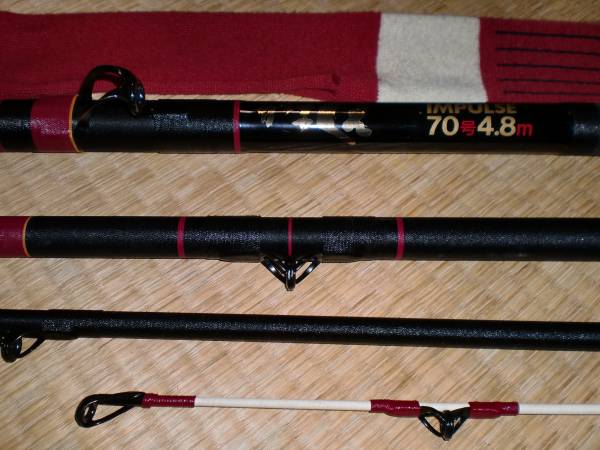 ●がまかつ がまくえ インパルス 70号ー 4.8m クエ 美品