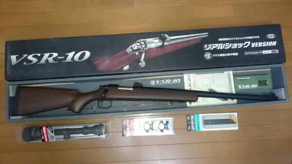 マルイ VSR-10 リアルショックver マルイ製スコープとマウント付