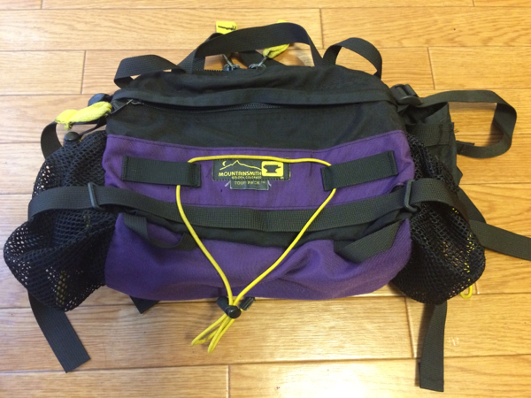 マウンテンスミス ウエストバッグ 紫