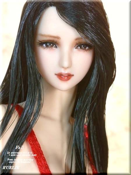 RUELIE☆1/6カスタムドールヘッド☆フォールクールガール