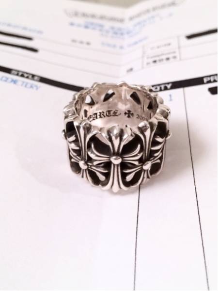 確実本物 CHROME HEARTS セメタリークロス リング クロムハーツ