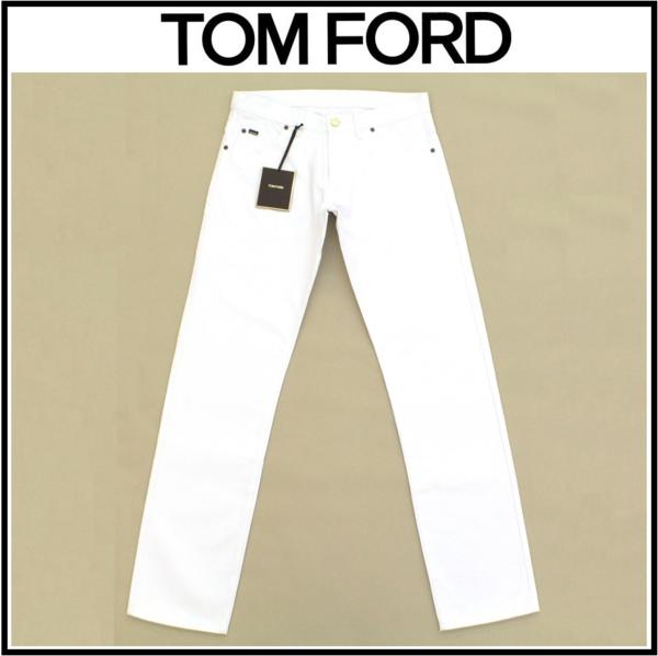 10万新品◇54=XL◇TOM FORDトムフォード白ローライズデニム デニム 