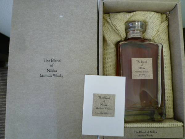 【古酒】The Blend of Nikka Maltbase Whisky箱付 ☆1円～古酒The Blend of Nikkaモルトベース・ウイスキー箱付 ☆古酒