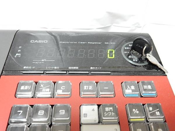 展示品 CASIO/電子レジスター/SE-S10/新古品／カシオ