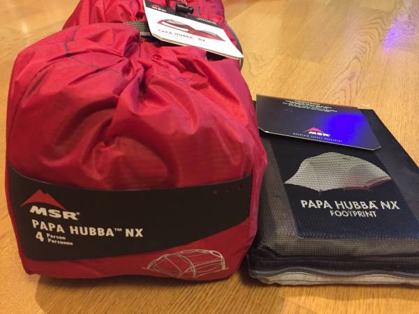 新品】MSR パパハバ NX 専用フットプリント付属 4人用 MSR PAPA HUBBA