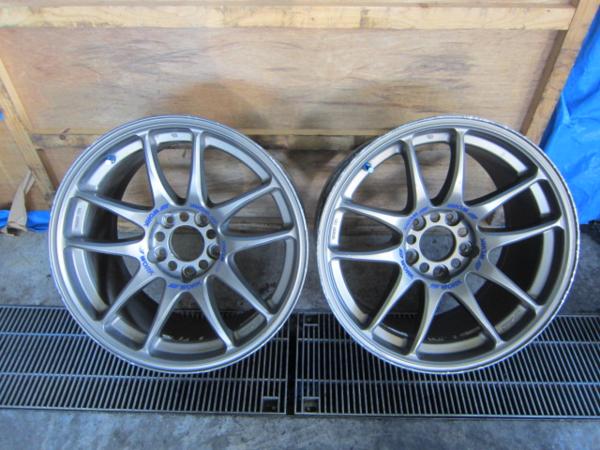 WORK ブロンズ 17インチ 114.3 5穴 9J 2本 中古