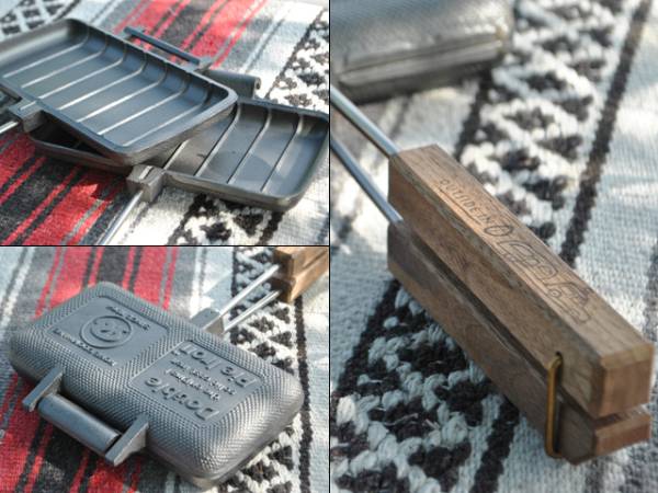 ROMEダブルパイアイロン鋳鉄製ホットサンドメーカーグリルパン 品質