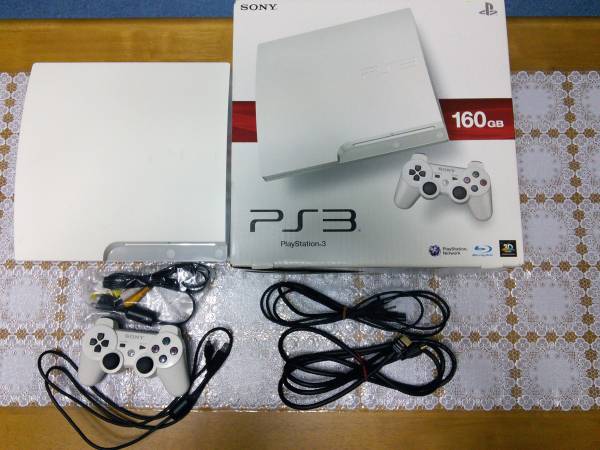 本体 CECH-3000A 160GB ○PS3 ホワイト 動作確認済み SONY