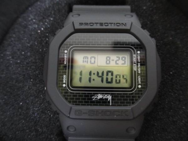 新品 STUSSY × CASIO 16SS G-SHOCK DW-5600VT 黒 ステューシー
