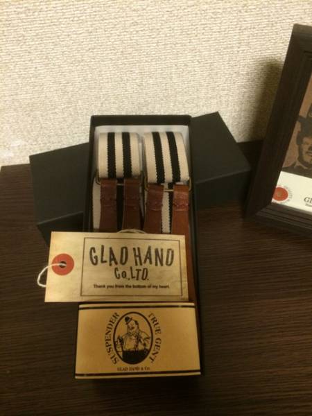 GLAD HAND グラッドハンド サスペンダー GLADHANDサスペンダーです