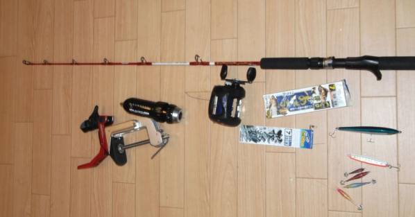 キスやイカ 　五目釣り釣具セット 売ります